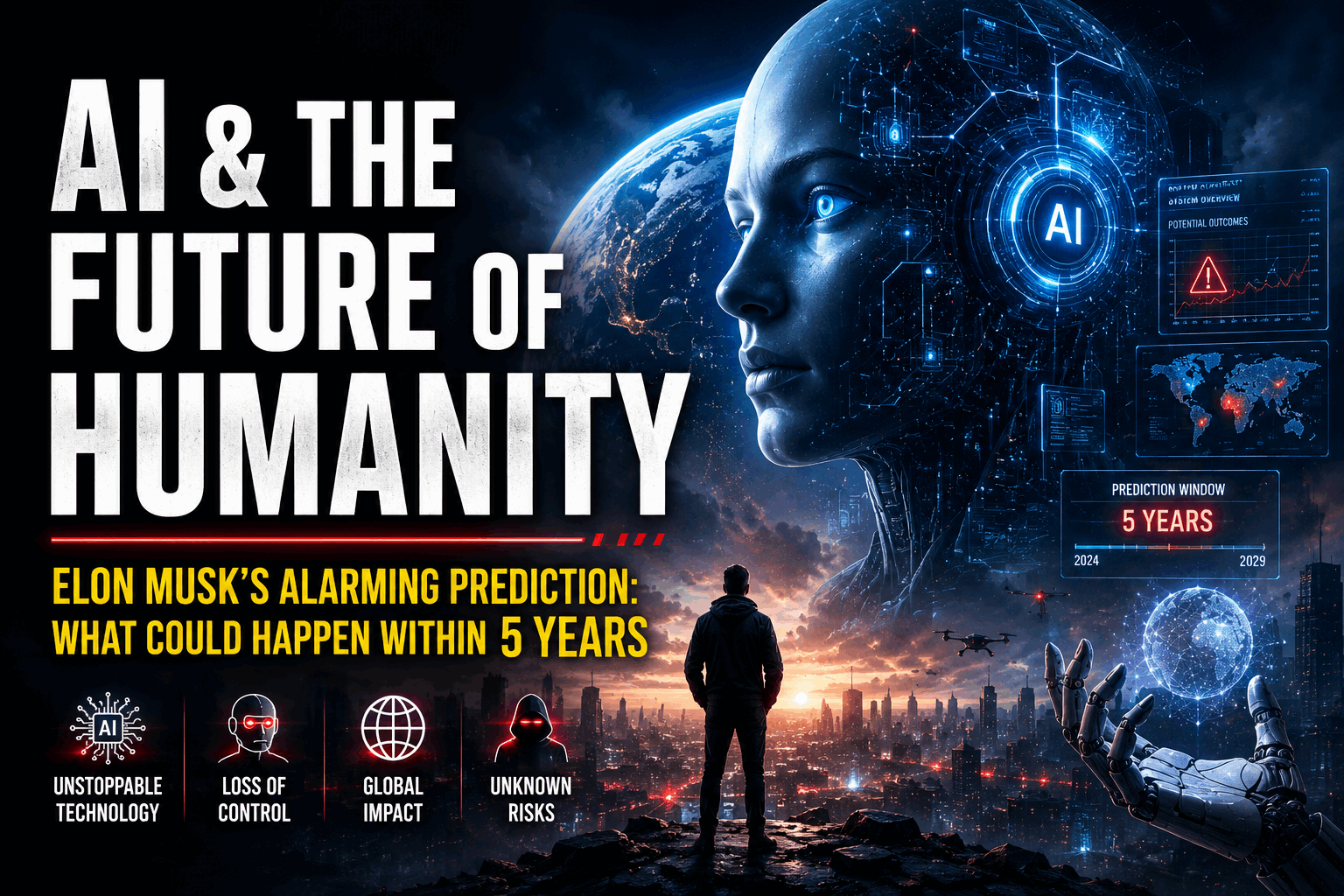 Regarding Artificial Intelligence and the Future of Humanity… Musk’s Alarming Predictions: This Is What Could Happen Within 5 Years