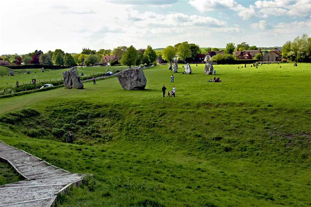 Standing Stones at Avebury, Wiltshire, England