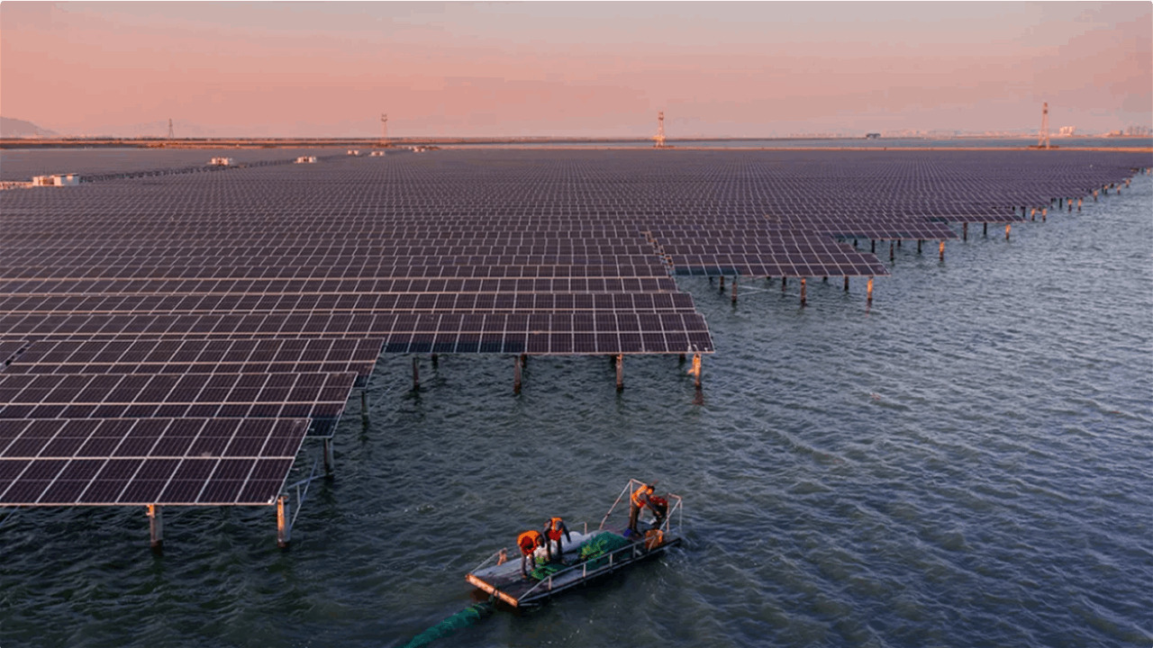 Chinese fish pond hosts 550 MW solar farm