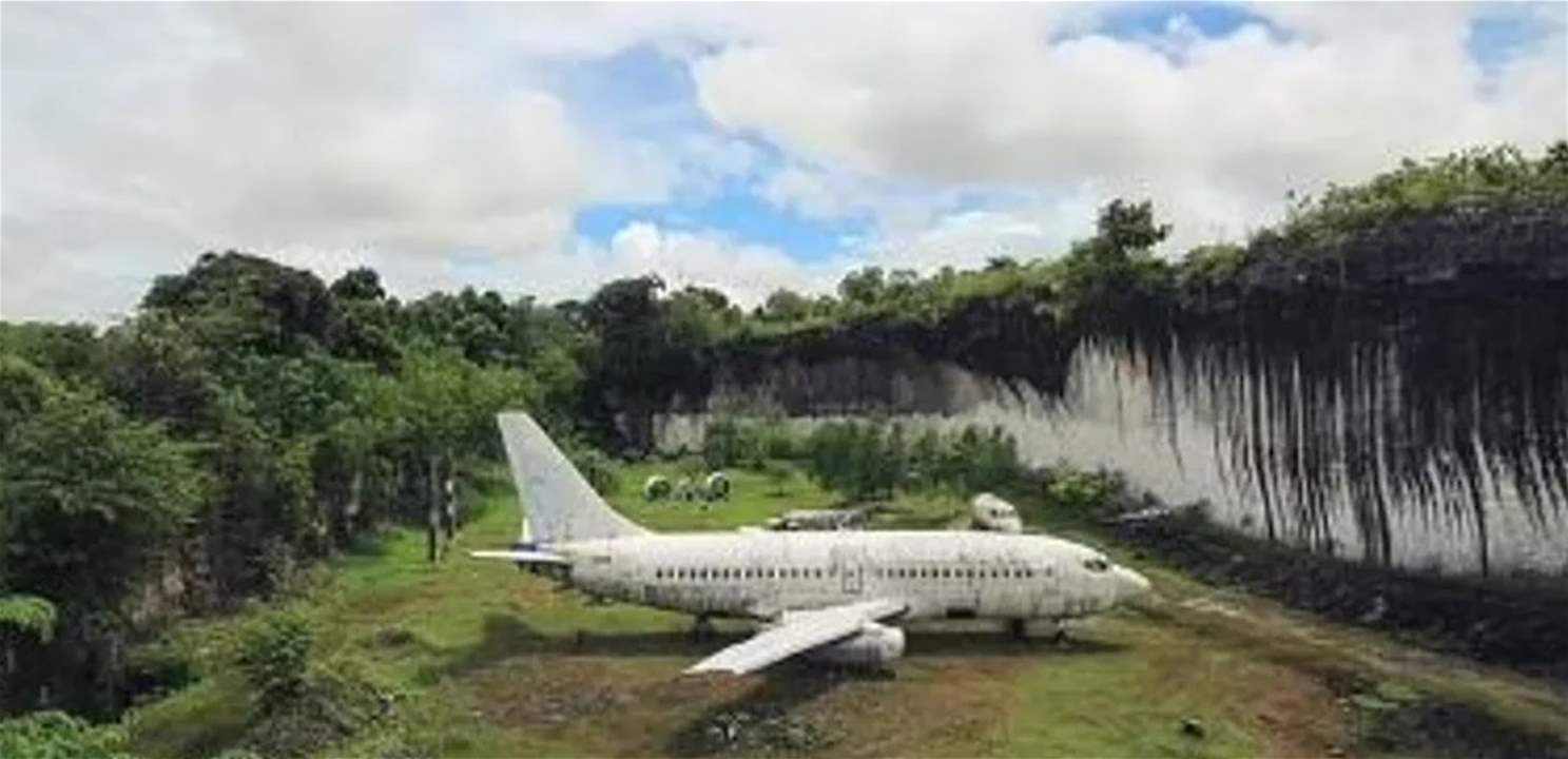 A "Boeing" plane in the middle of the forest raises confusion!