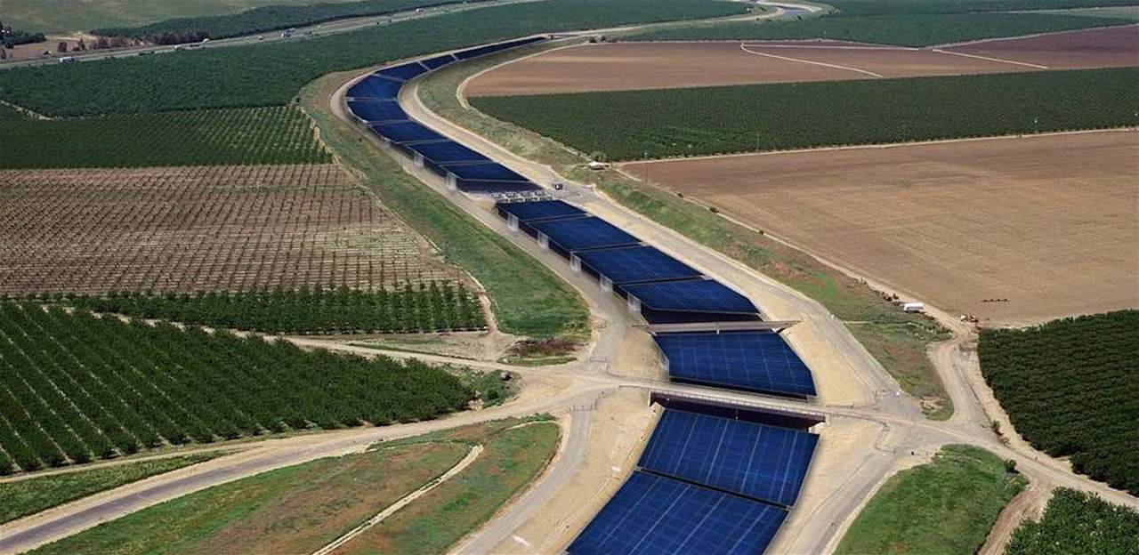 California begins covering canals with solar panels to fight drought