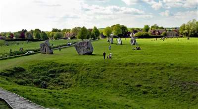 Standing Stones at Avebury, Wiltshire, England