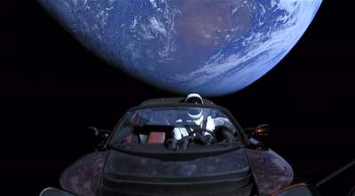 Elon Musk launched his own Tesla roadster to space four years ago. Where is it now?