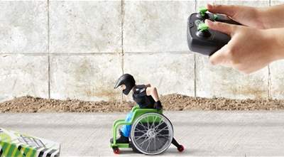 Hot Wheels launches first remote-controlled wheelchair toy in partnership with Paralympian