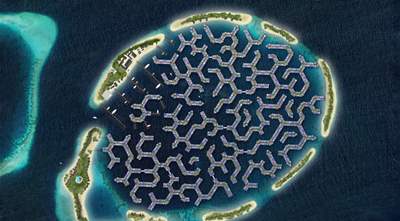 An entire city on the Maldives begins to float away