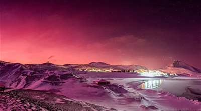 Antarctica bathed in dazzling colours in afterglow of Tonga eruption