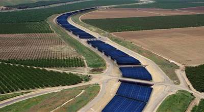 California begins covering canals with solar panels to fight drought