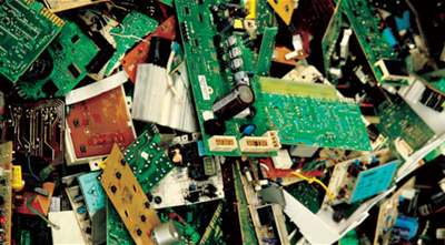 How can electronic waste be a valuable treasure of green energy?