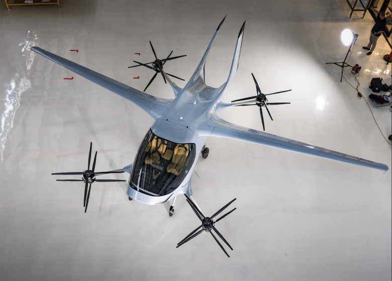 An electric vertical take off and landing aircraft (eTVOL) by AIR.